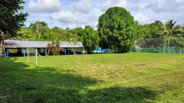 Área verde e quadra