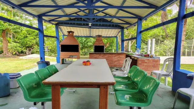 Área de churrasco